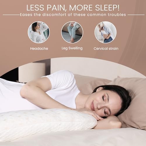 Cozynites Cooling Maternity Pillow with Adjustable Wedge