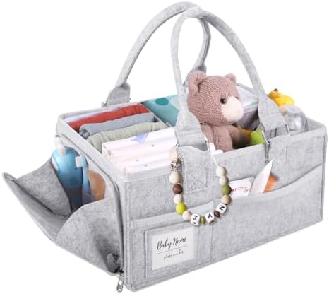 Lainlight Diaper Caddy Organizer with Handle