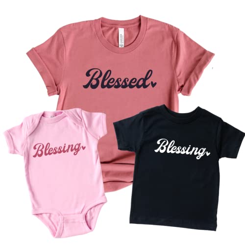 Handmade Mommy And Me Matching Shirts Set