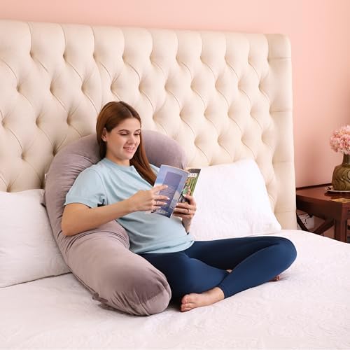 RELY F-Shaped Pregnancy Pillow Full Body Support