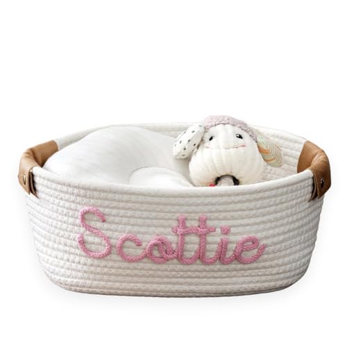 Personalized Baby Shower Gift Basket with Custom Name