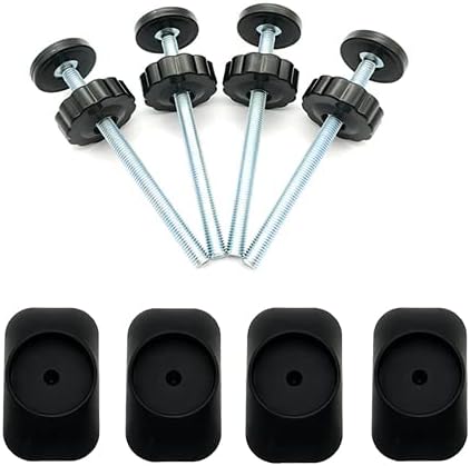 4 Pack Baby Gate Extender Rods with Wall Protector