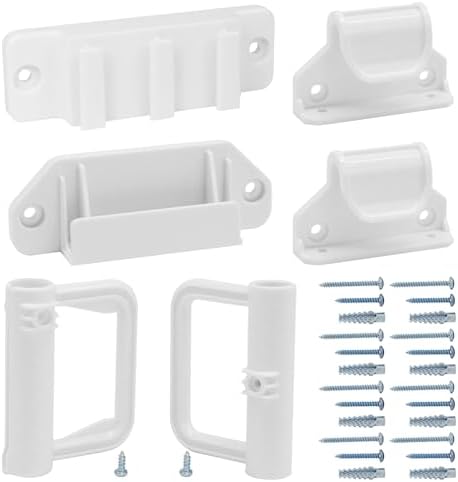 KISKIZ Retractable Baby Gate Parts Kit White