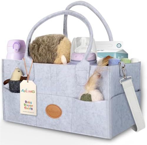 AIXIANG Portable Diaper Caddy Organizer for Newborns