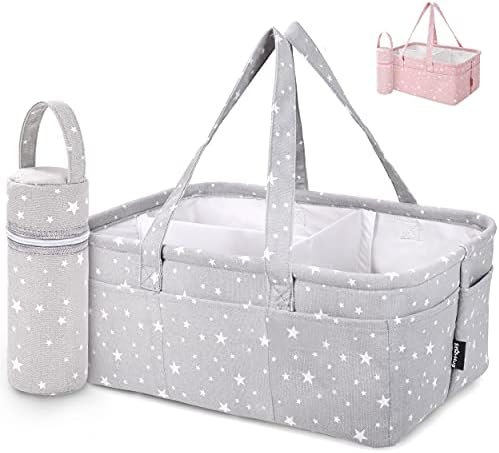 StarHug Baby Diaper Caddy Organizer - Gray 1