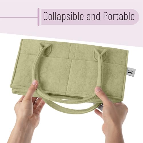 Mr Pen Baby Diaper Caddy Organizer Olive 1