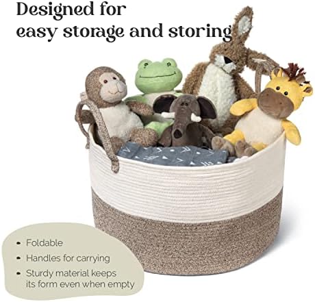Luxury Little Diaper Caddy Storage Basket Organizer