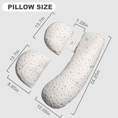 YZCCtixi Pregnancy Pillow for Back Pain Relief Full Body Support