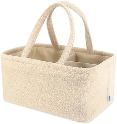 Danfe Baby Diaper Caddy Organizer Basket Storage Bag