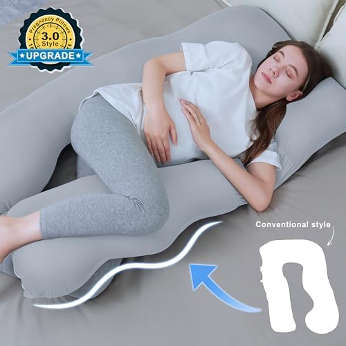 Lovely Care Pregnancy Pillow with Cooling Cover