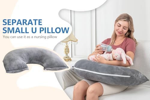 INSEN Pregnancy Pillow with Detachable Design 1