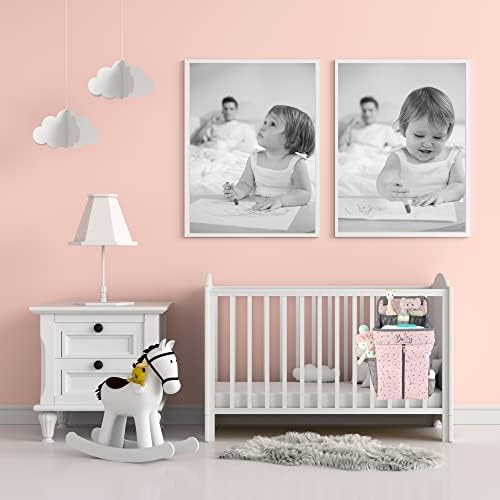 Llama Bella Hanging Diaper Caddy - Pink