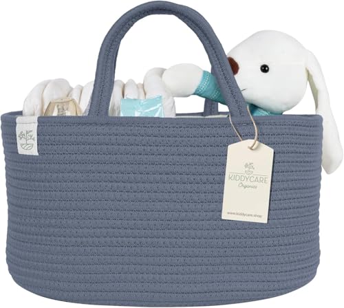 KiddyCare Diaper Caddy Organizer with Handle Lid