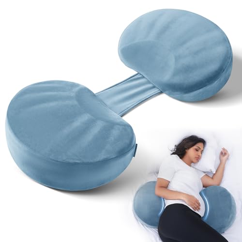 Yunari Pregnancy Pillow with Adjustable Width and W-Shaped Design