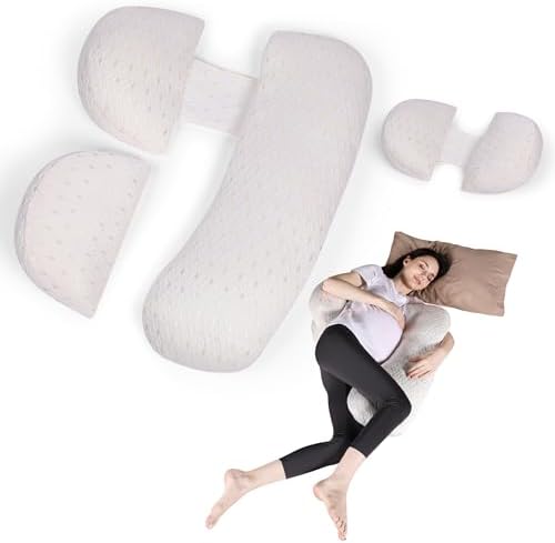 Cozynites Cooling Maternity Pillow with Adjustable Wedge