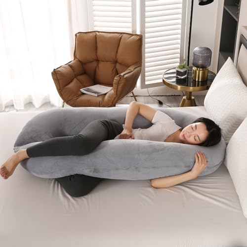 Bllgrass O-Shape Pregnancy Pillow 57 Inch Maternity Support