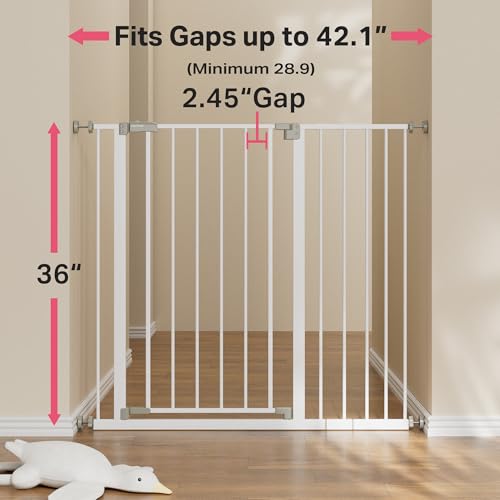 InnoTruth 36 Extra Tall Baby Gate with Dual Lock