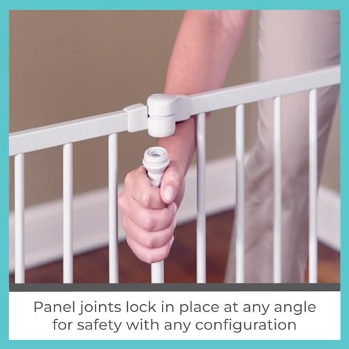 Toddleroo 3 in 1 Metal Superyard 151 Wide with Wall Mount Kit 1