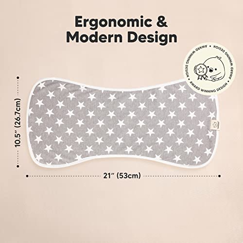 KeaBabies Diaper Caddy Organizer with 5 Pack Burp Cloths