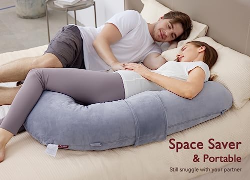 Momcozy Pregnancy Pillow with Adjustable Wedge