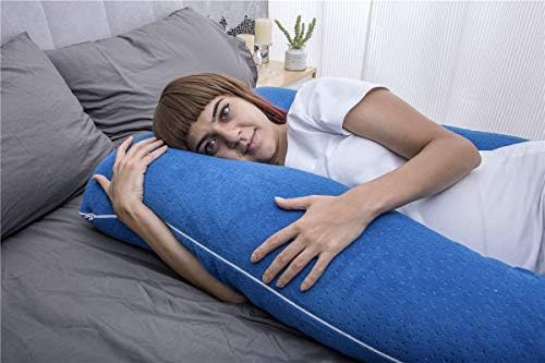 MOON PINE Pregnancy Pillow with Dark Blue Cover 1