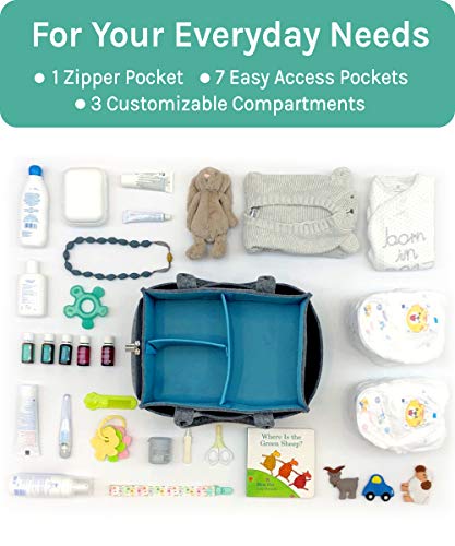 Eitonbu Premium Baby Diaper Caddy Organizer 1