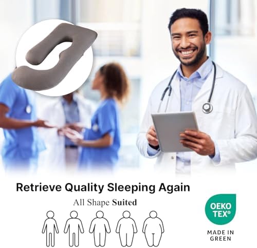 ALLOPERA Pregnancy Pillow - Full Body Support with Cooling Cover