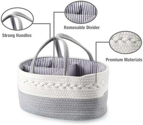 PandaEar Baby Diaper Caddy Organizer