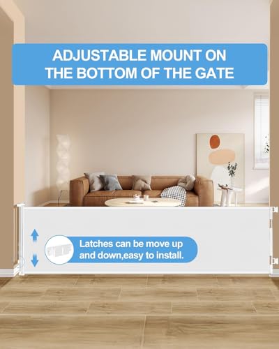 Veraste Retractable Baby Gate - Extra Wide 33 x 118