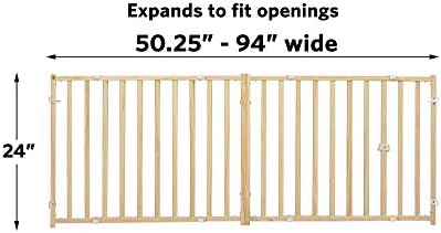 Midwest Home for Pets Extra-Wide Wooden Dog Gate