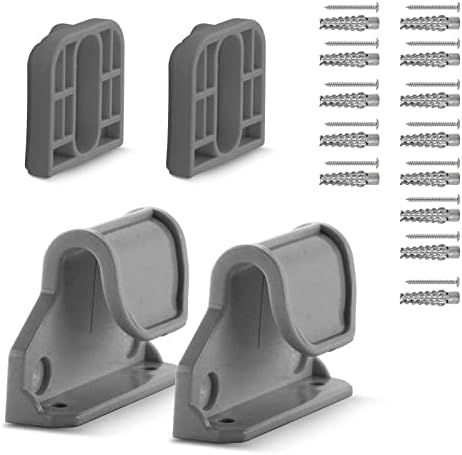 Dearlomum Retractable Baby Gate Hardware Set Grey