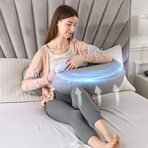 BATTOP Pregnancy Pillow with Cooling Cover