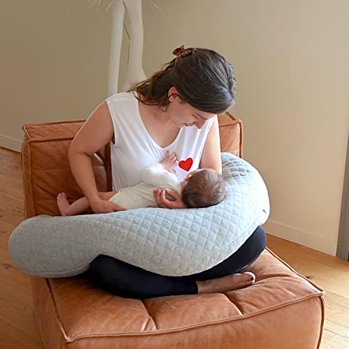 Baba Big Flopsy Pregnancy Pillow - Heather Grey