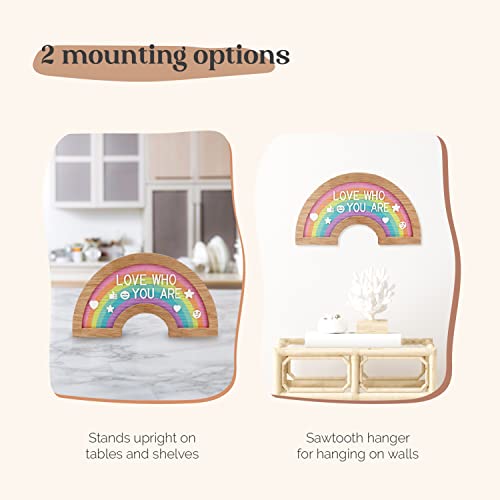 Luxury Little Baby Diaper Caddy with Rainbow Felt Letter Board