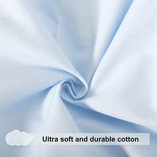 KWLET U Shaped Pregnancy Pillow Cover 57x30 Inch Blue