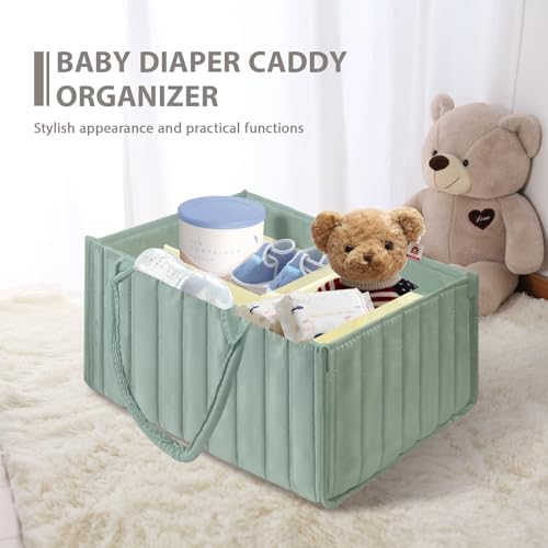 Baby Diaper Caddy Organizer Storage Basket