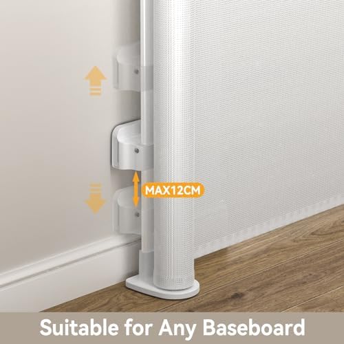 Uamector 138 Inch Extra Wide Retractable Baby Gate