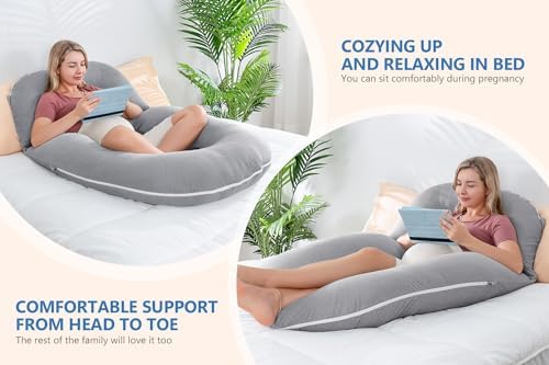 INSEN Pregnancy Pillow with Detachable Design