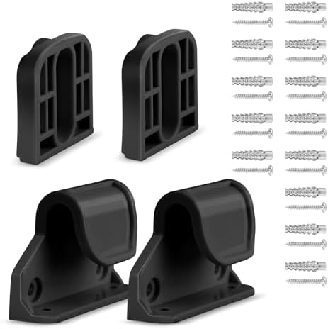 GIPIFUE Retractable Baby Gate Extension Kit - 55 x 33 Black