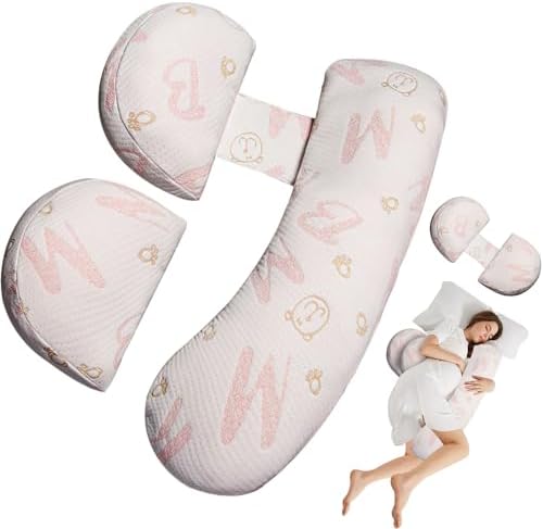 Oskeray Pregnancy Pillow with Adjustable Cover