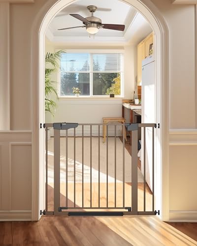 Cumbor 297-406 Durable Stair Safety Gate for Kids and Pets