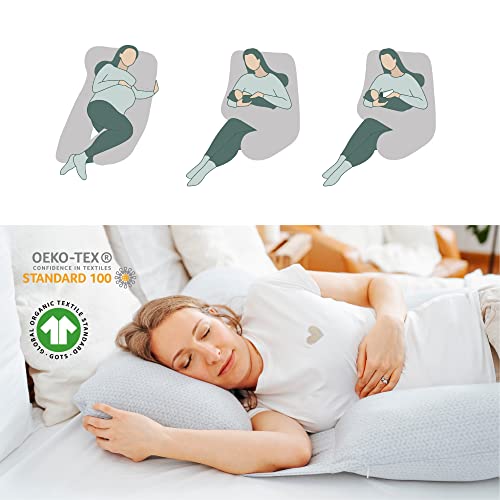 Babymoov XXL BLove Maternity Pillow - Organic Pregnancy Support