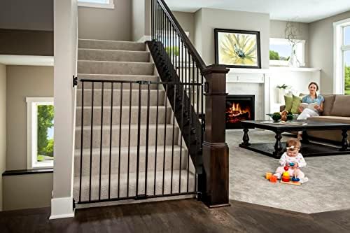 Regalo 2-in-1 Extra Tall Baby Gate Black 1 Count