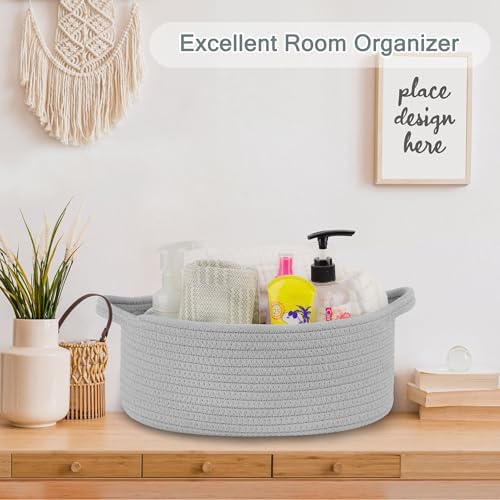 COMSE Large Diaper Caddy Organizer with T Dividers and Gift Bag