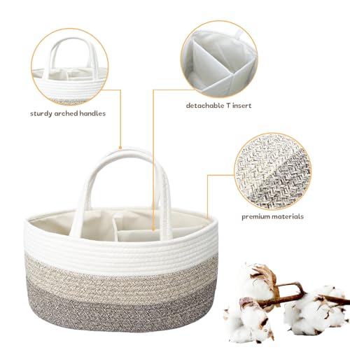 Baby Diaper Caddy Organizer - Gradient Brown