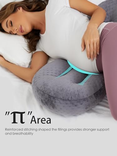 Mommyssr Pregnancy Pillow for Side Sleepers Adjustable and Supportive