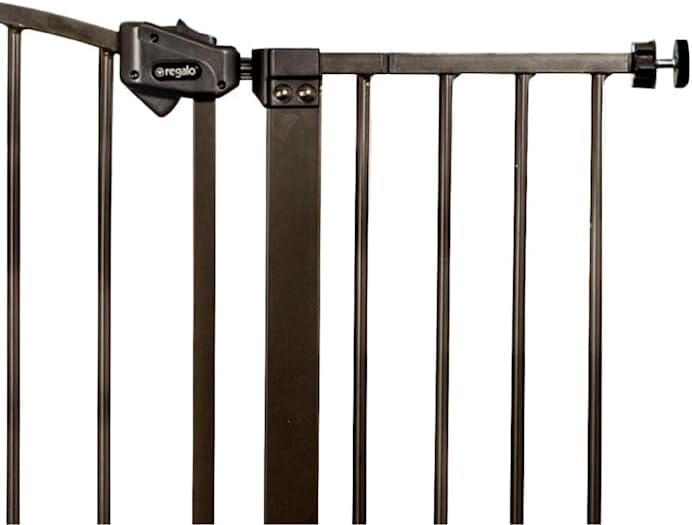 Regalo 35-Inch Super Wide Baby Gate with Extensions and Mounting Kit