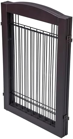 Spirich 30 Tall Freestanding Pet Gate with 3 Panels