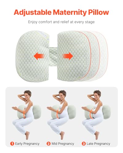 VEVOR Maternity Pillow with Washable Cover