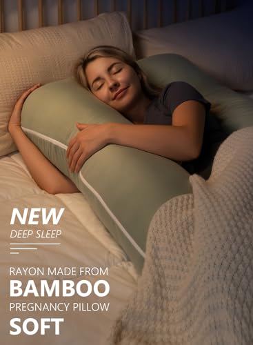 Meiz Pregnancy Pillow U Shaped Cooling Maternity Support